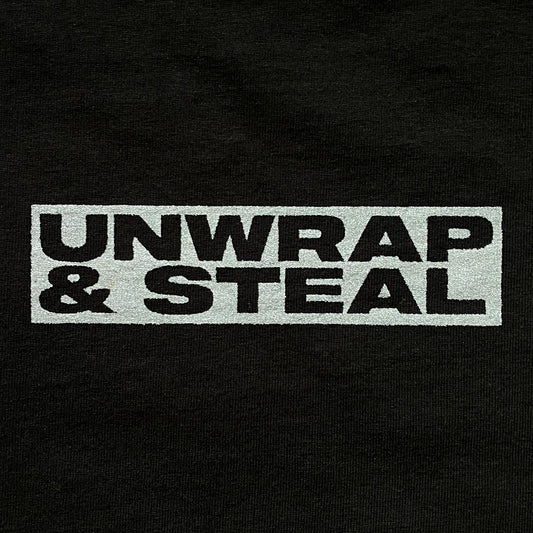 Silver Logo Tee Black