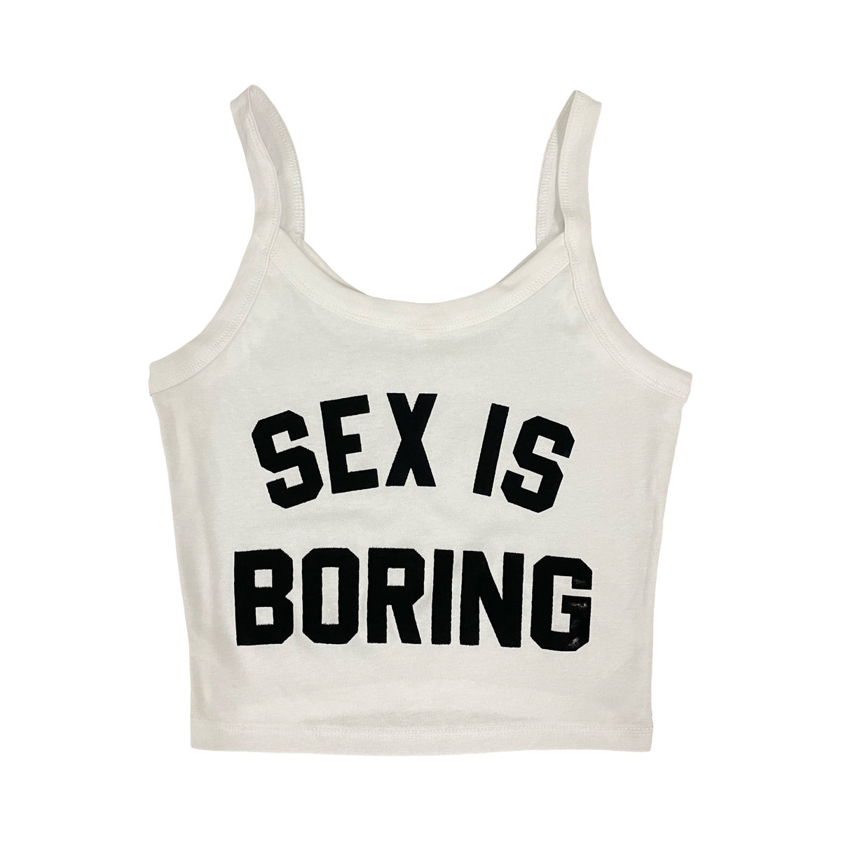 Sex Is Boring Crop Tanktop