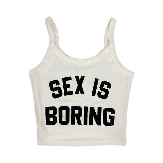 Sex Is Boring Crop Tanktop