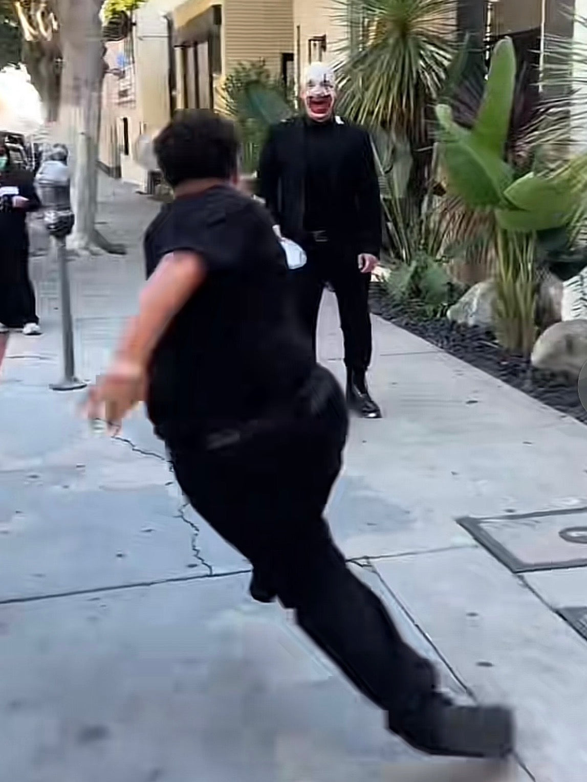 Smile More Black Tee