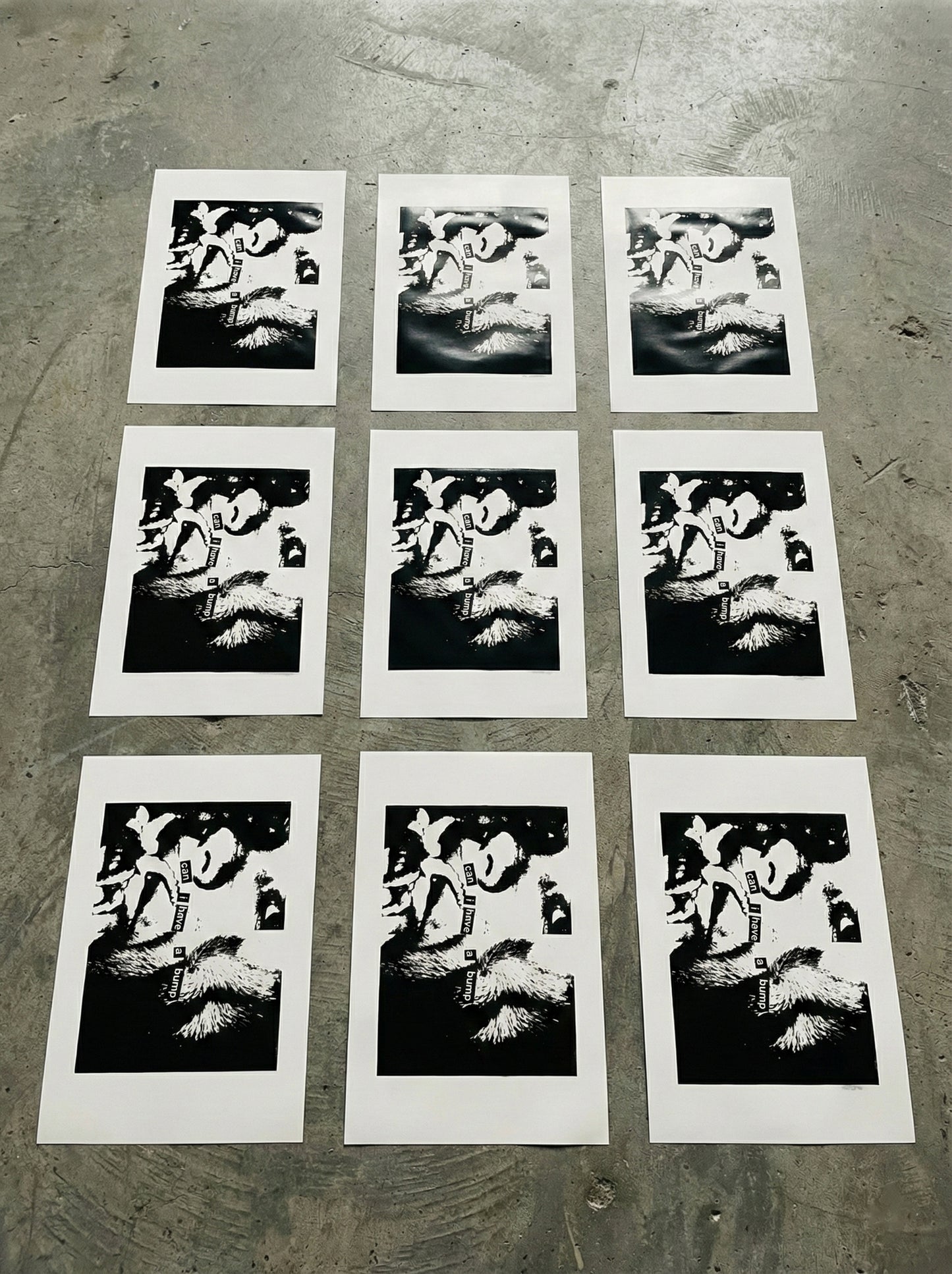 Can I Have A Bump Signed ScreenPrint