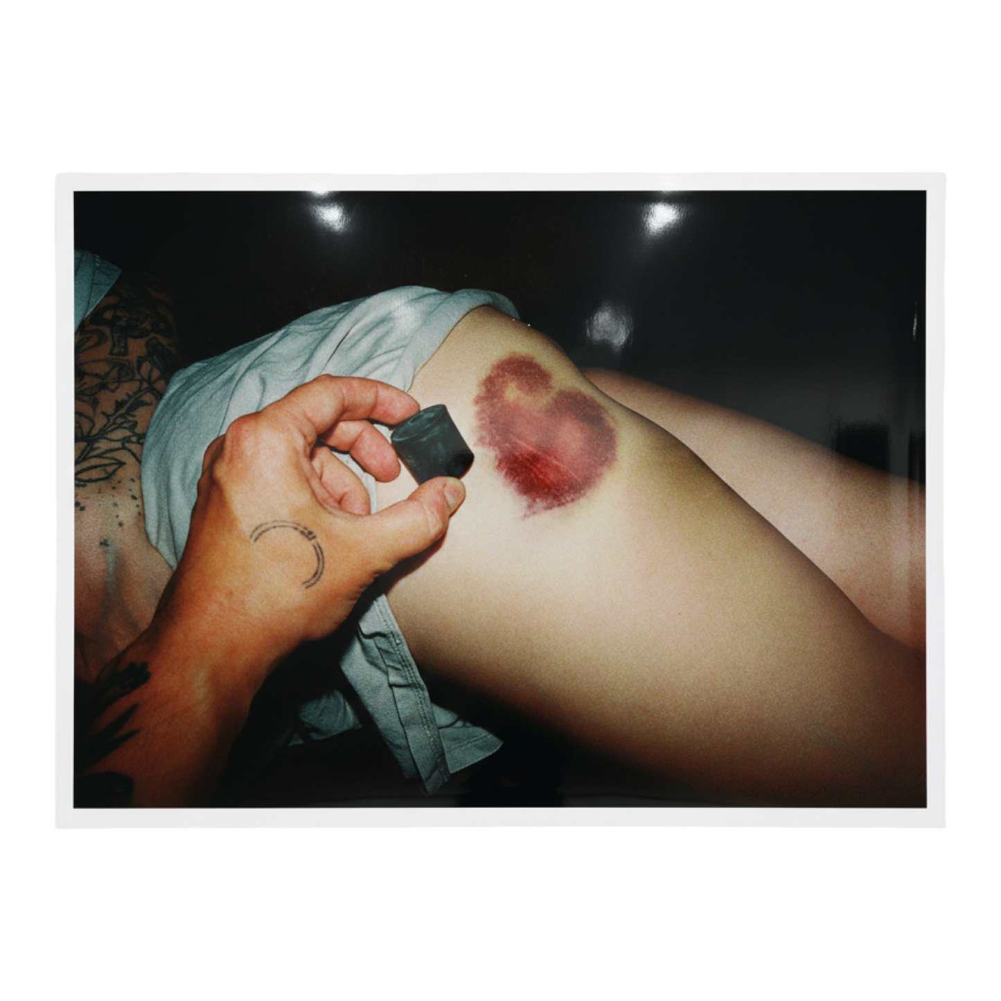 Heart-Shaped Bruise Signed Print