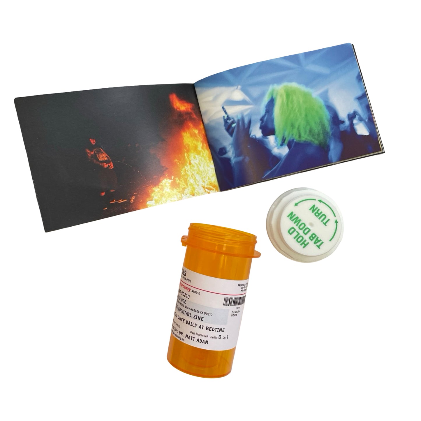 Cocktail Zine — Photobook in a Pill Bottle