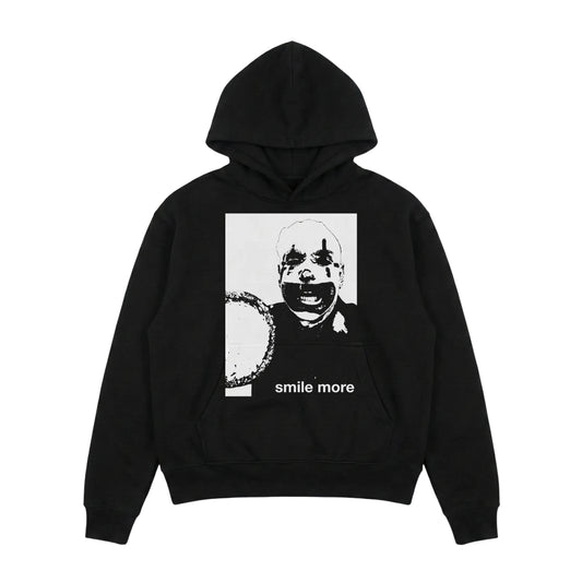 Smile More Black Hoodie
